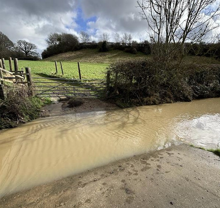 Flooding in rural location